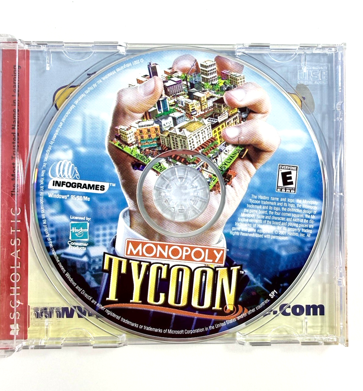 Monopoly Tycoon (PC CD, 2001) Windows 95/98/ME - Tested and Working