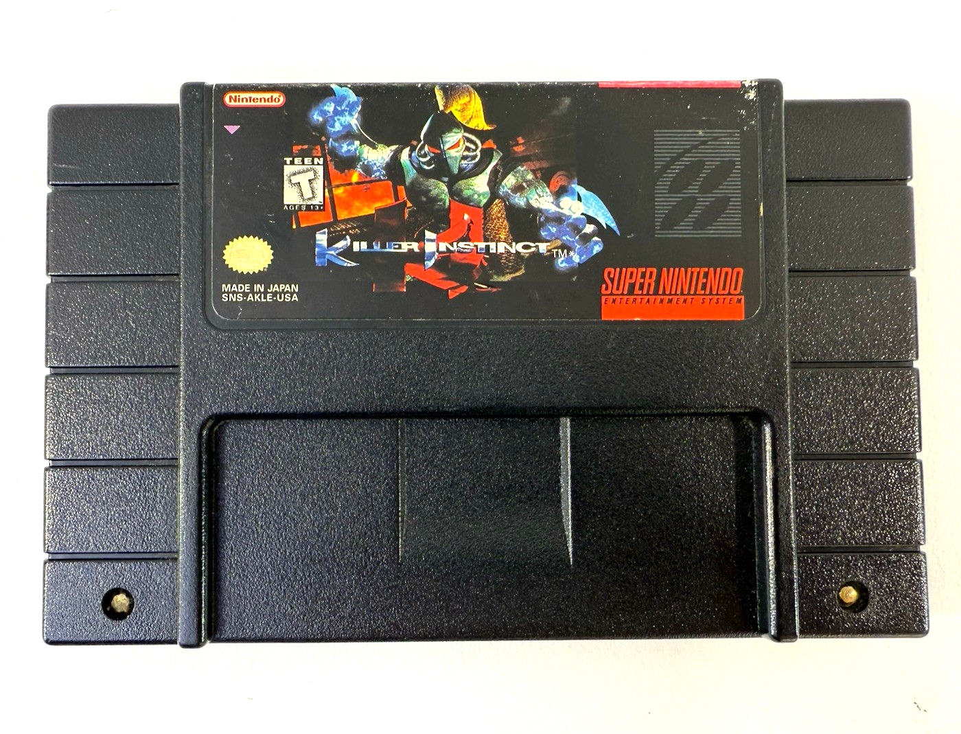 Killer Instinct (Super Nintendo, 1995) Game Cartridge - Tested and Working