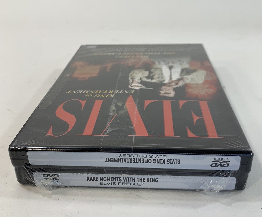 Elvis (Double DVD Set) King of Entertainment/Rare Moments with the King - NEW