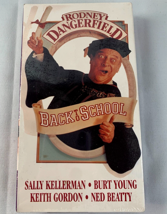 Back to School (VHS, 1995) Rodney Dangerfield - New/Factory Sealed