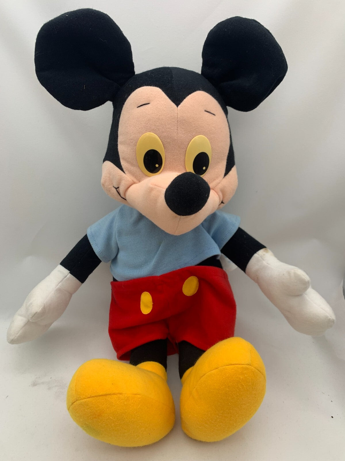 1988 Playskool 22" Disney Talking Mickey Mouse Pull String Plush - Works