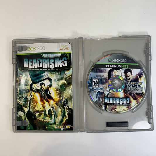 Dead Rising - Platinum Hits (Microsoft Xbox 360, 2006) Game Case Manual Complete
