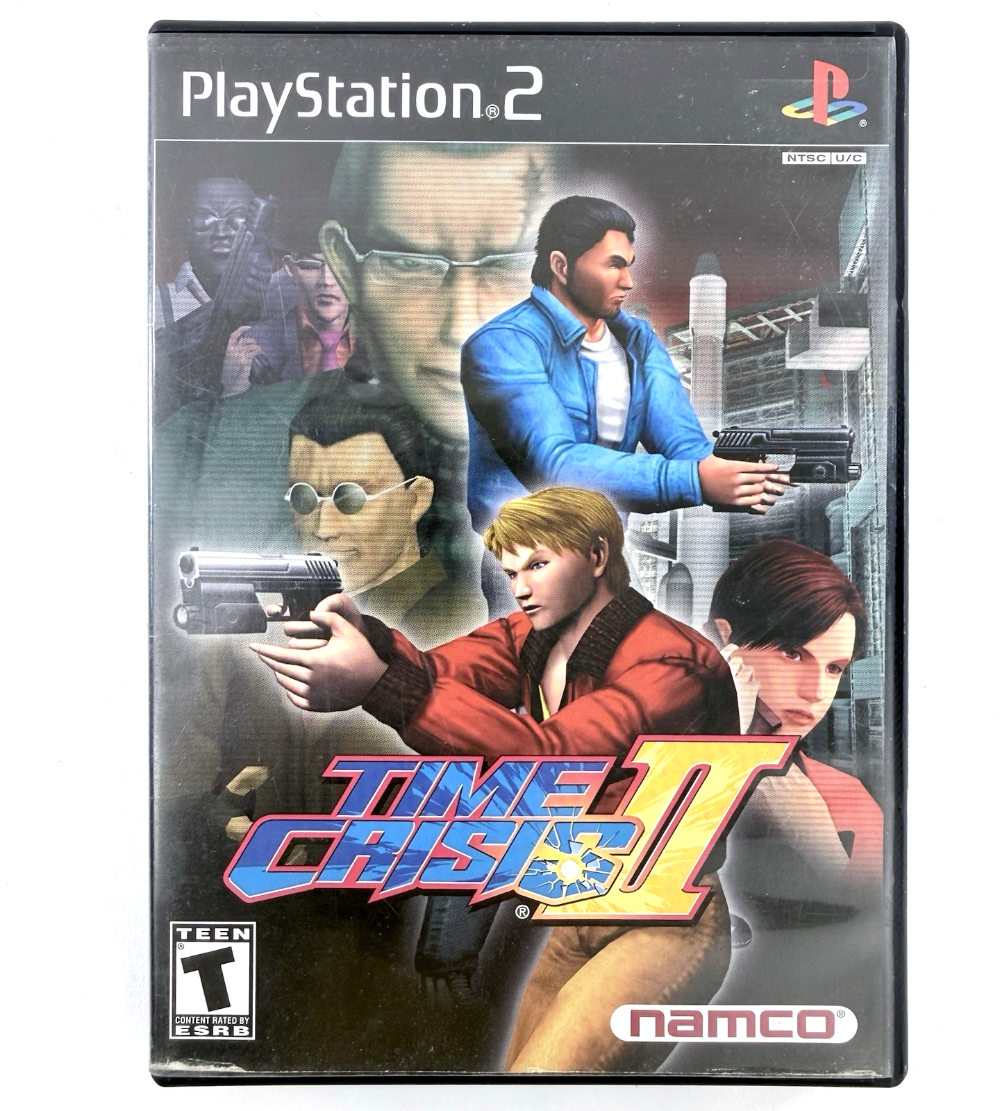 Time Crisis II Black Label PlayStation 2 Game Case and Cover Art Only - No Game
