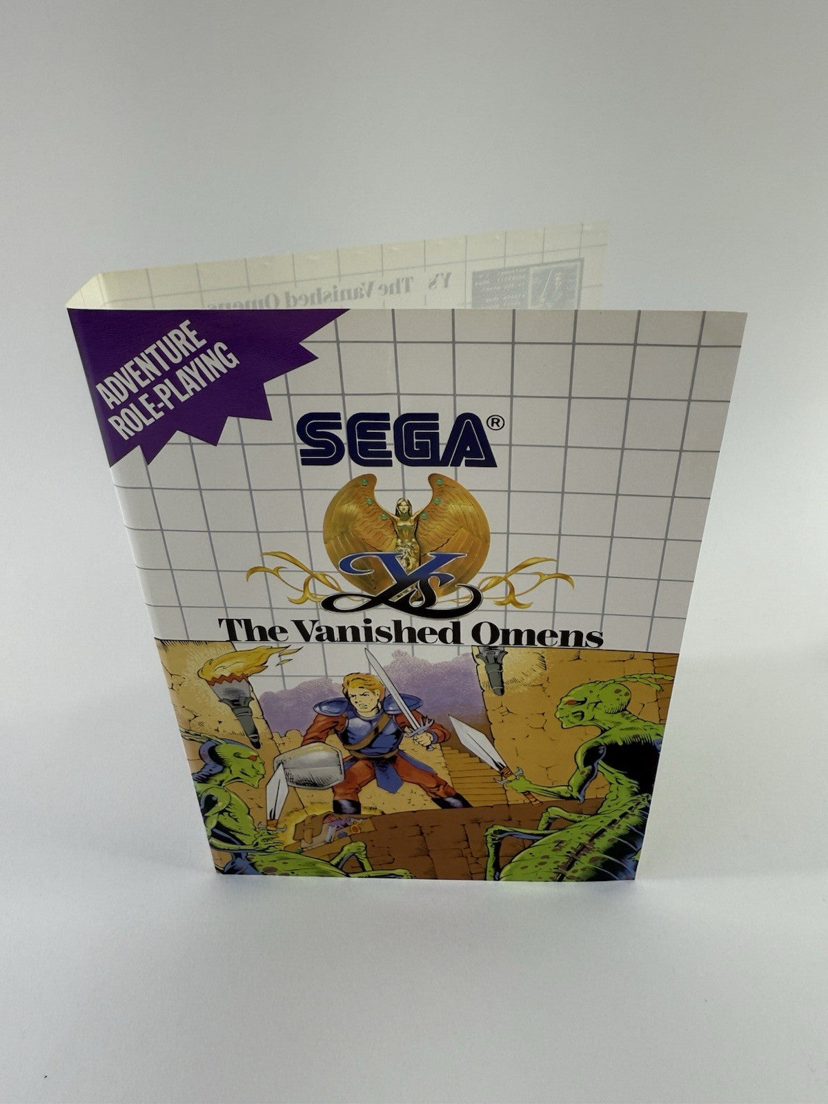 YS: The Vanished Omens (Sega Master System, 1988) Case And Manual Only - No Game