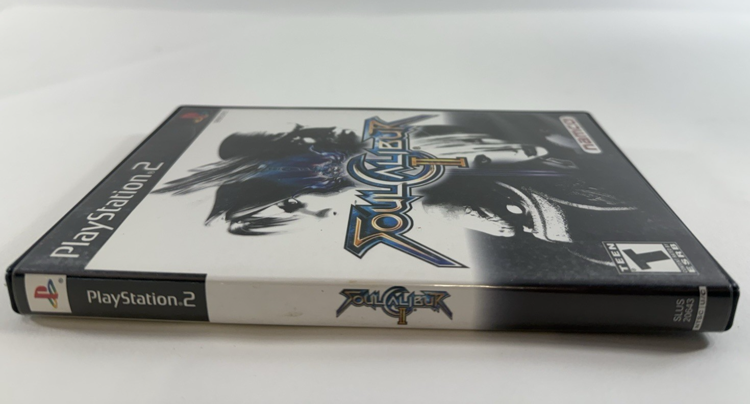 Soul Calibur II (PlayStation 2, 2003) Discs Case Manual Registration - Tested
