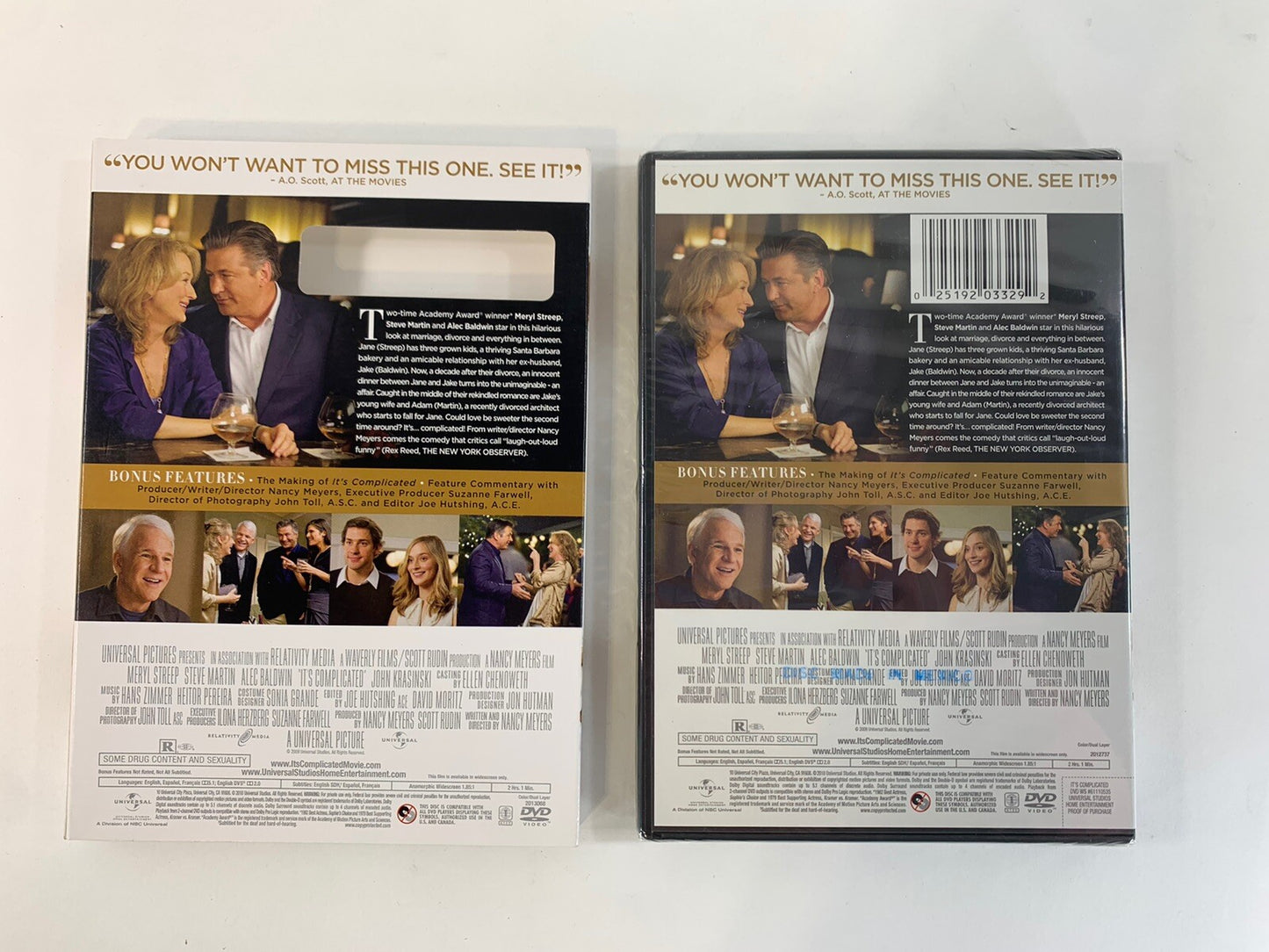 It's Complicated (DVD, 2009) New with Slipcover