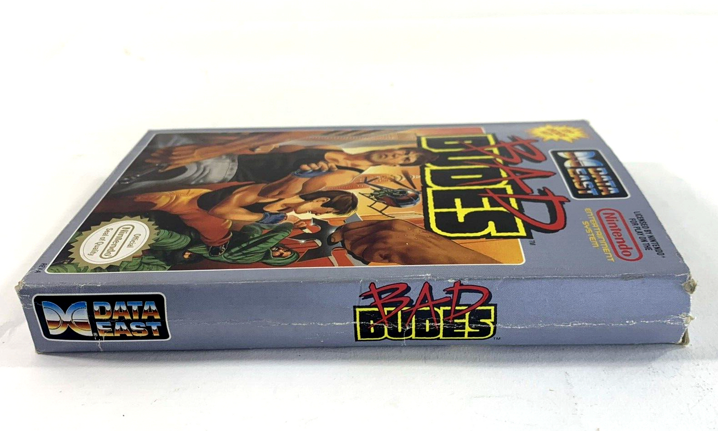 Bad Dudes (Nintendo Entertainment System, 1990) Game Box Manual Poster - Tested