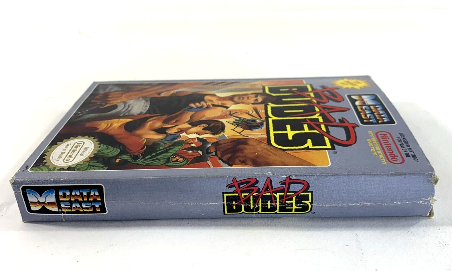 Bad Dudes (Nintendo Entertainment System, 1990) Game Box Manual Poster - Tested