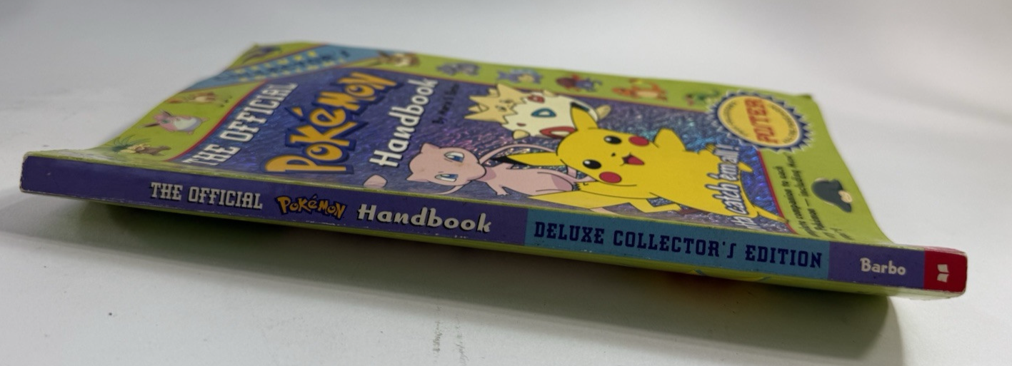 Official Pokemon Handbook by Maria S. Barbo (1999, Trade Paperback) No Poster