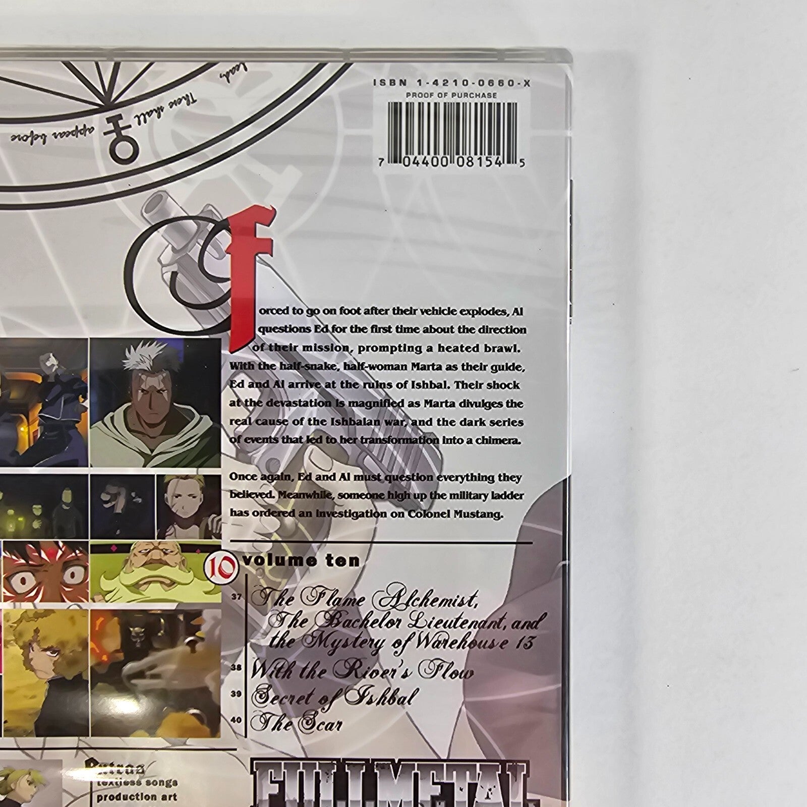 Fullmetal Alchemist - Vol. 10: Journey to Ishbal (DVD, 2006) NEW