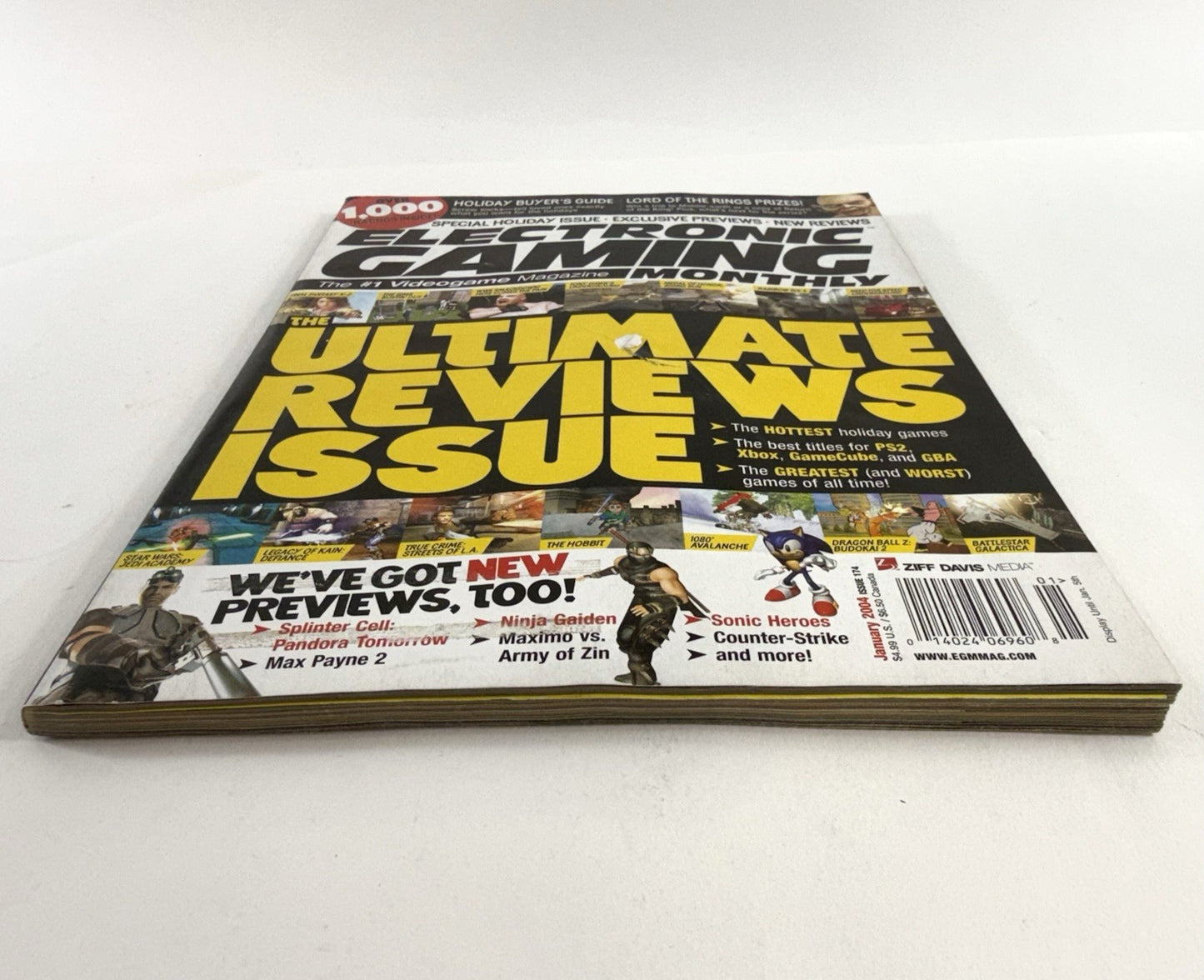 Electronic Gaming Monthly Magazine Issue 174 (Jan 2004) Ultimate Reviews Issue