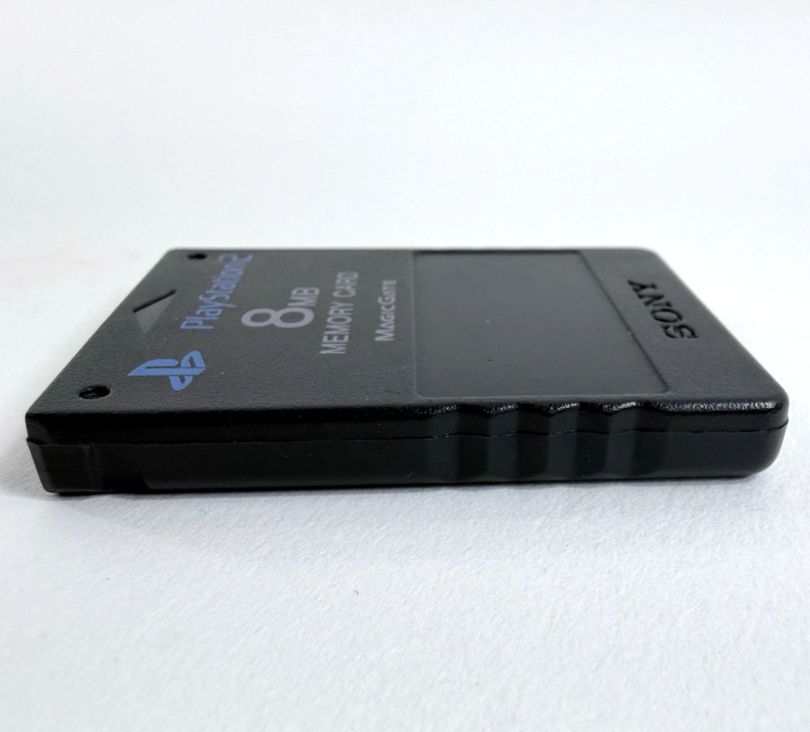 PlayStation 2 SCPH-10020 Original Black Memory Card - Tested and Working