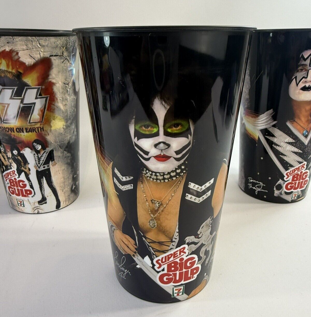 7-Eleven 2010 KISS Super Big Gulp Cups - Complete Set of 4