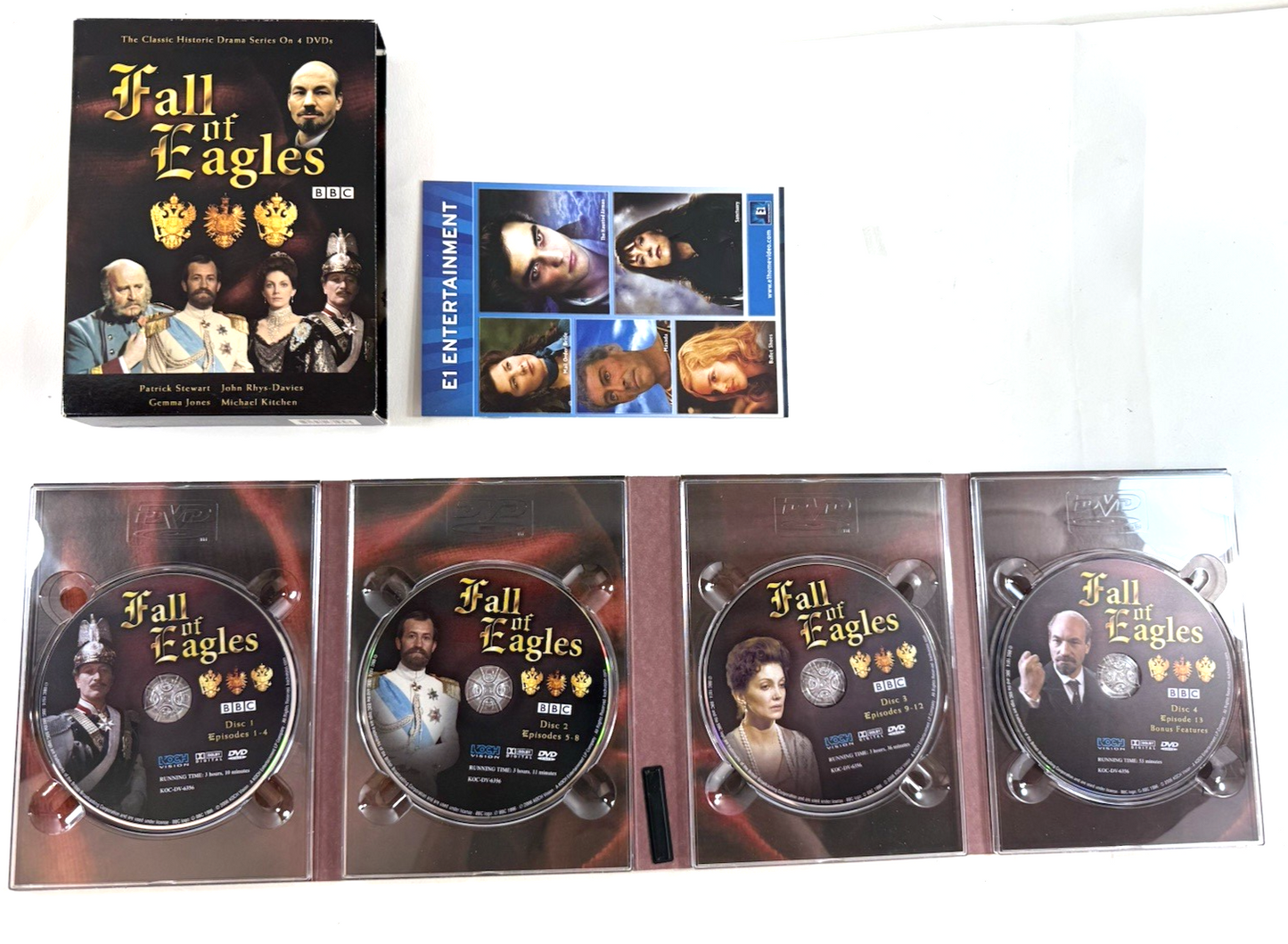 Fall of Eagles (DVD, 2006) Complete 1974 BBC Series 4-Disc Box Set - Tested