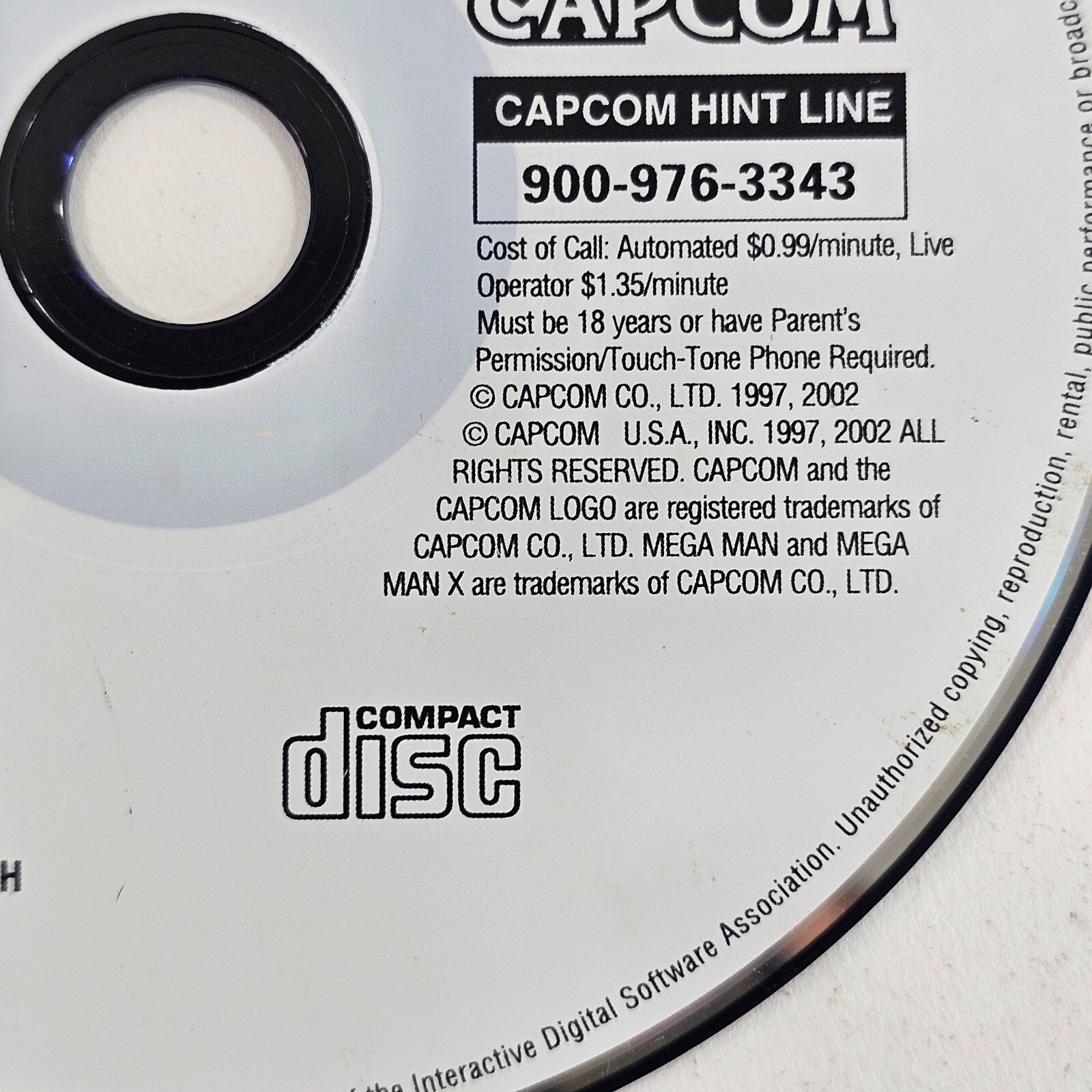 Mega Man X4 Greatest Hits (PlayStation 1, 1997) Game Disc - Tested and Working