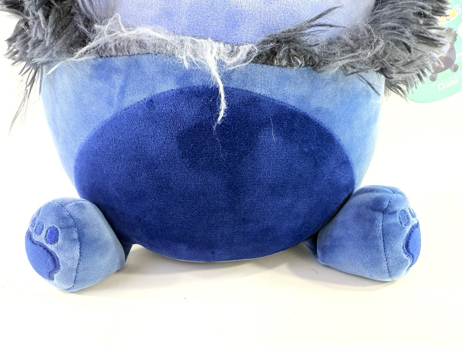 Kellytoy 2022 Squishmallows 12" Dani the Bigfoot Blue Plush with Tags