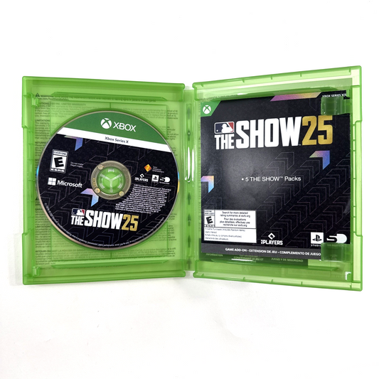 MLB The Show 25 (Microsoft Xbox Series X|S, 2025) Game, Case, Insert - Tested