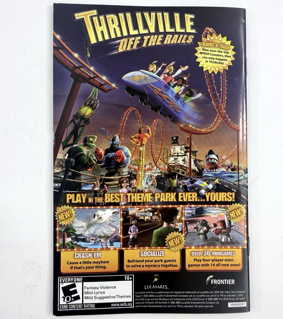 LEGO Star Wars: The Complete Saga (Wii, 2007) Game Case Manual - Tested