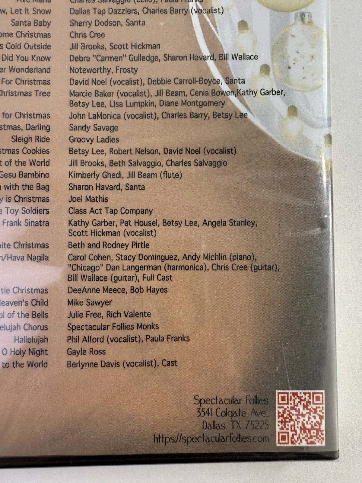 Spectacular Follies Presents Fa La La La Follies (DVD, 2022) New, Factory Sealed