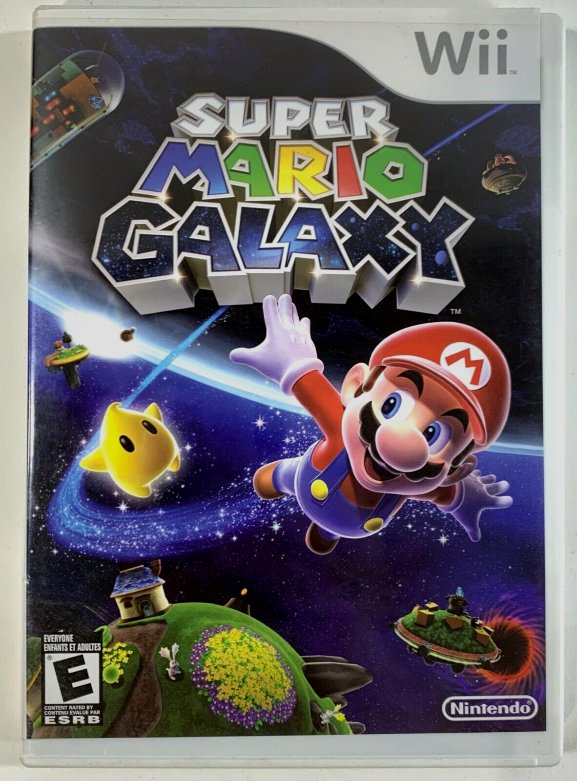 Super Mario Galaxy (Nintendo Wii, 2007) Game Case Manual Inserts - Tested