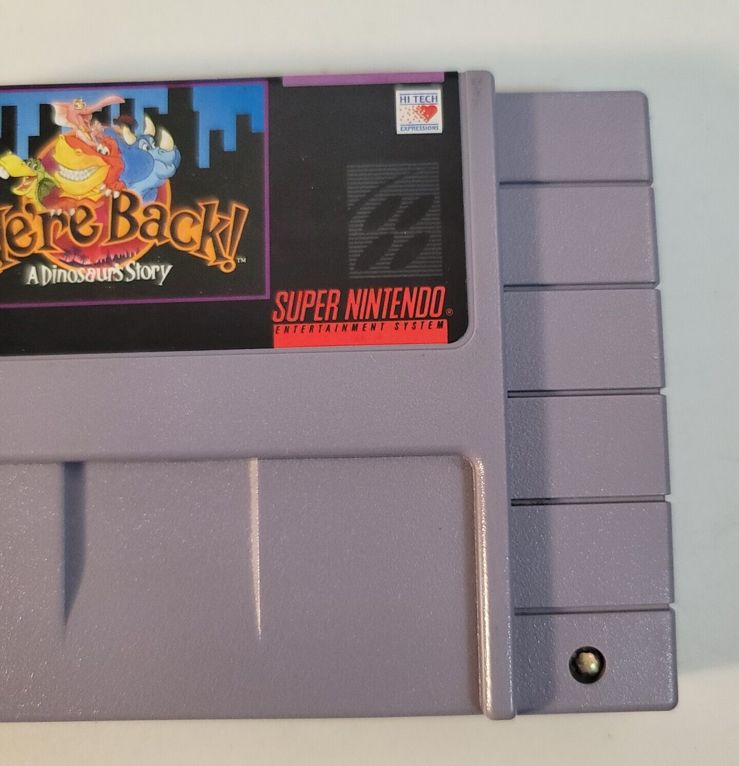 We're Back A Dinosaur's Story (Super Nintendo, 1993) Game Cartridge