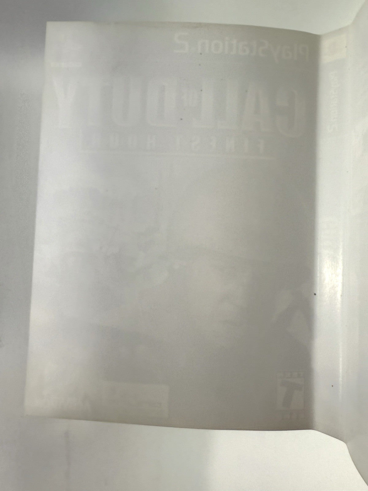 Call of Duty: Finest Hour (Sony PlayStation 2, 2004) Game Case Manual - Tested