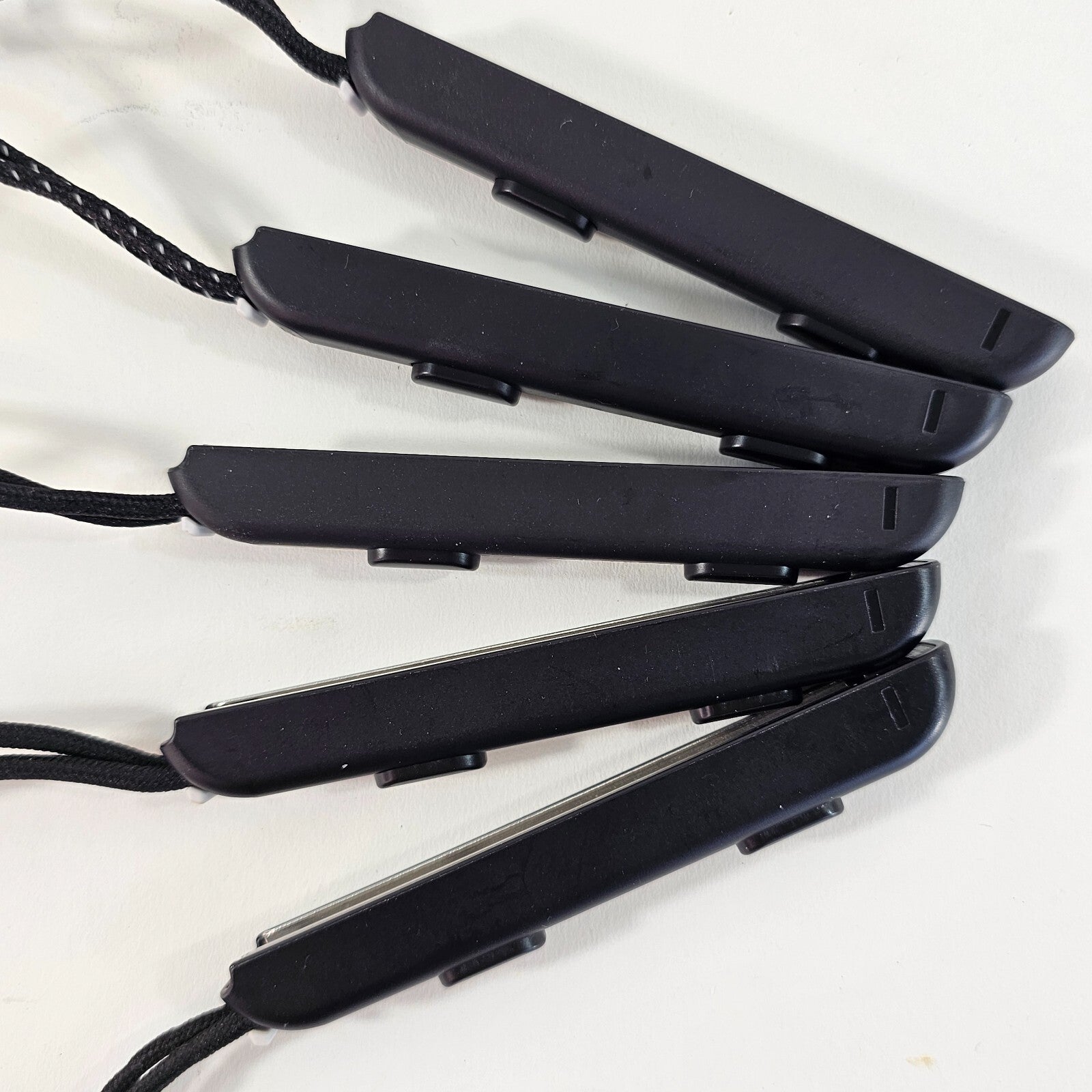 Nintendo Switch Joy Con Remote Black Wrist Straps HAC-014 (Set of 6)