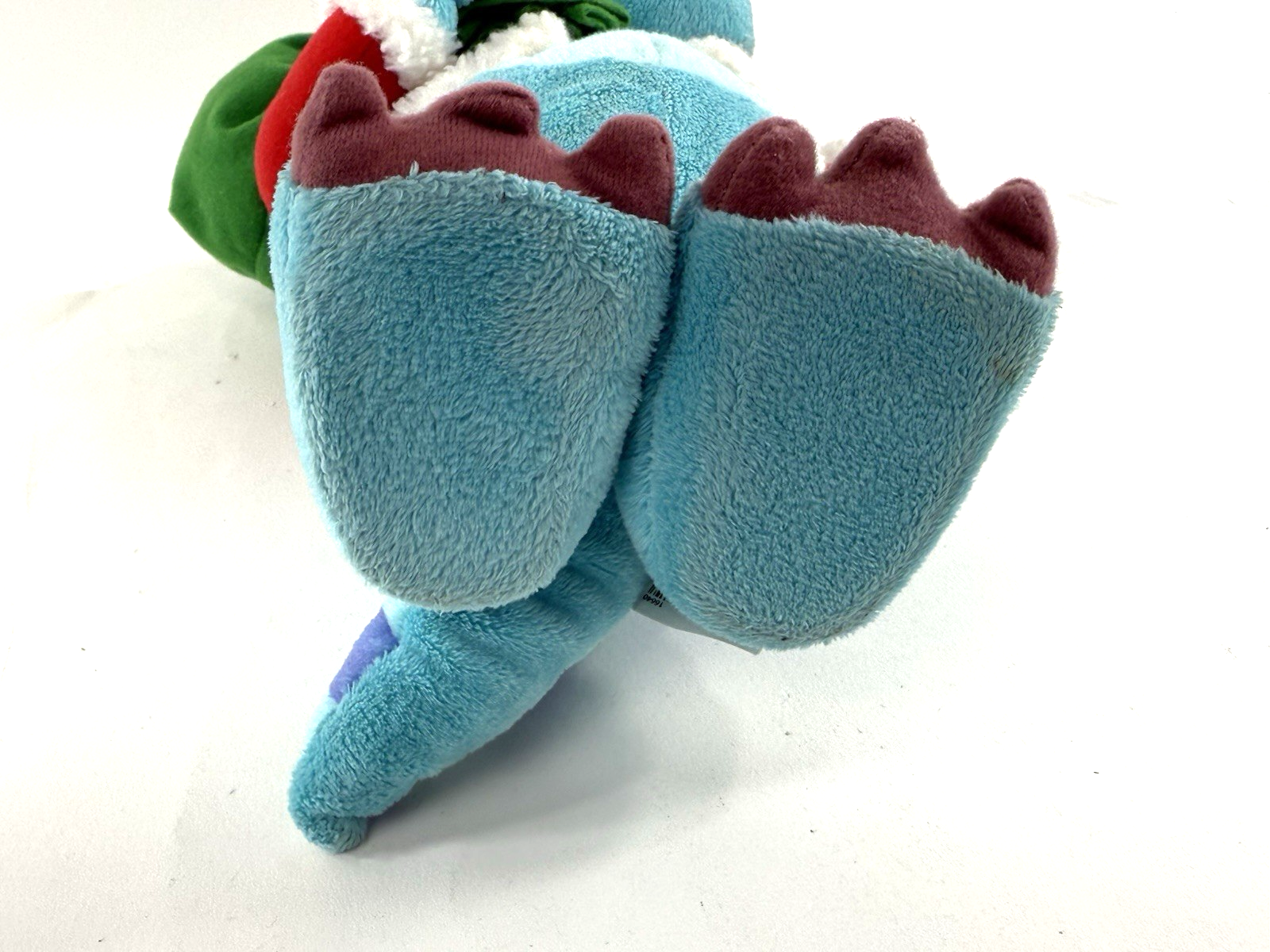 Disney 2012 Monsters Inc Blue 11” Sully Santa Musical Christmas Plush - Tested