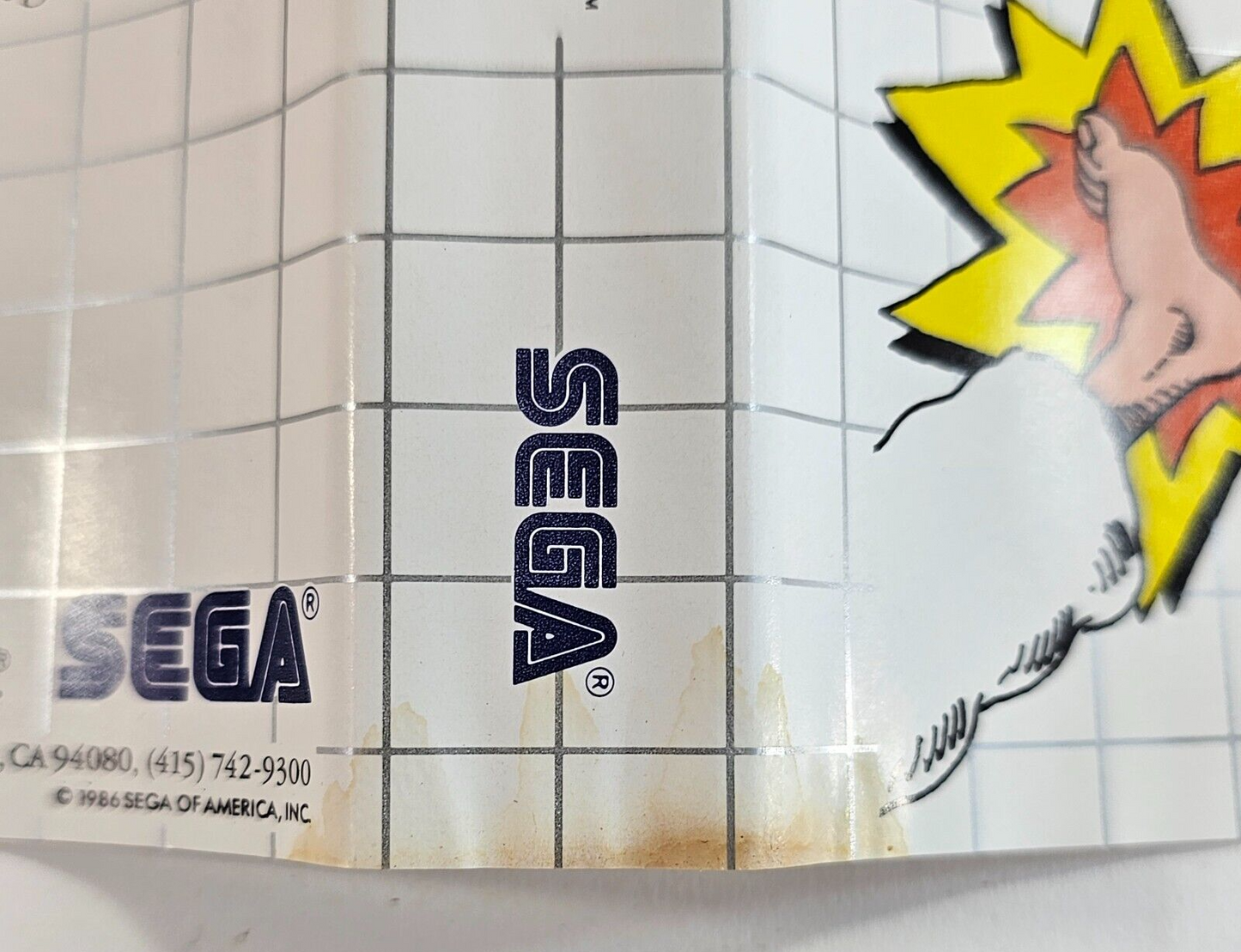 Black Belt (Sega Master System, 1986) Game Case Manual  - Tested and Working