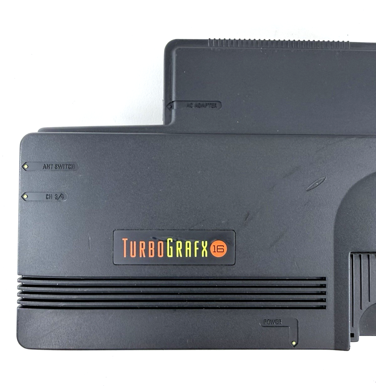 NEC TurboGrafx-16 HES-TGX-01 Console with TurboPad and Cables - Tested & Cleaned