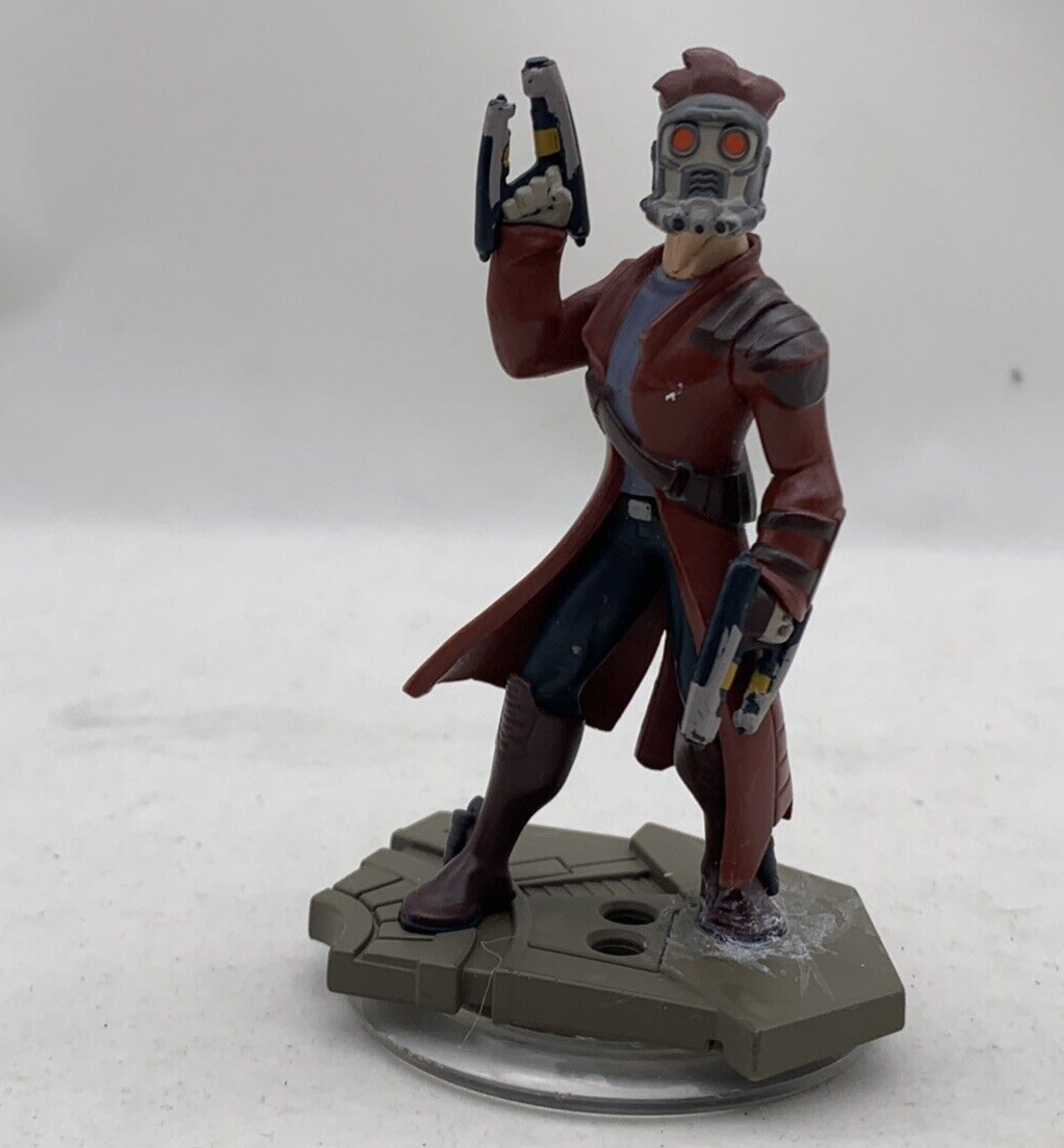 Disney Infinity 2.0 Edition Rocket Star Lord Drax Figures With Milano Level