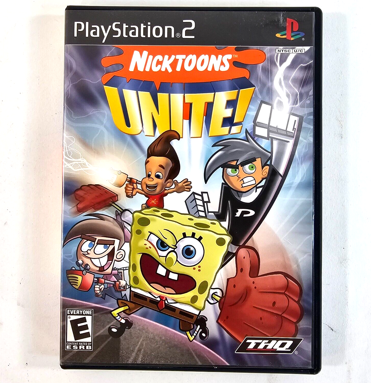 Nicktoons Unite (Sony PlayStation 2, 2005) Game Case Manual CIB