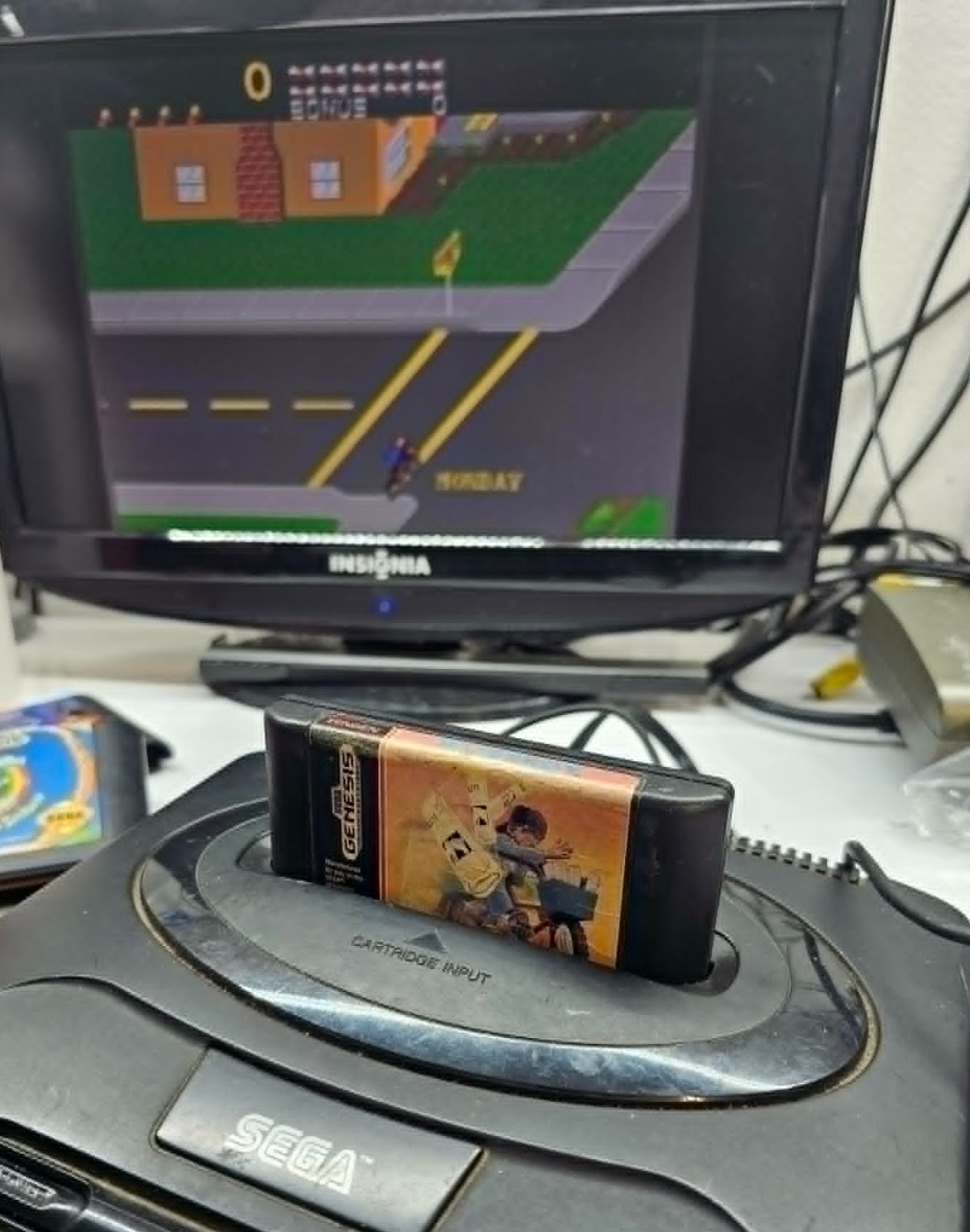 Paperboy (Sega Genesis, 1991) Game Cartridge - Tested and Working