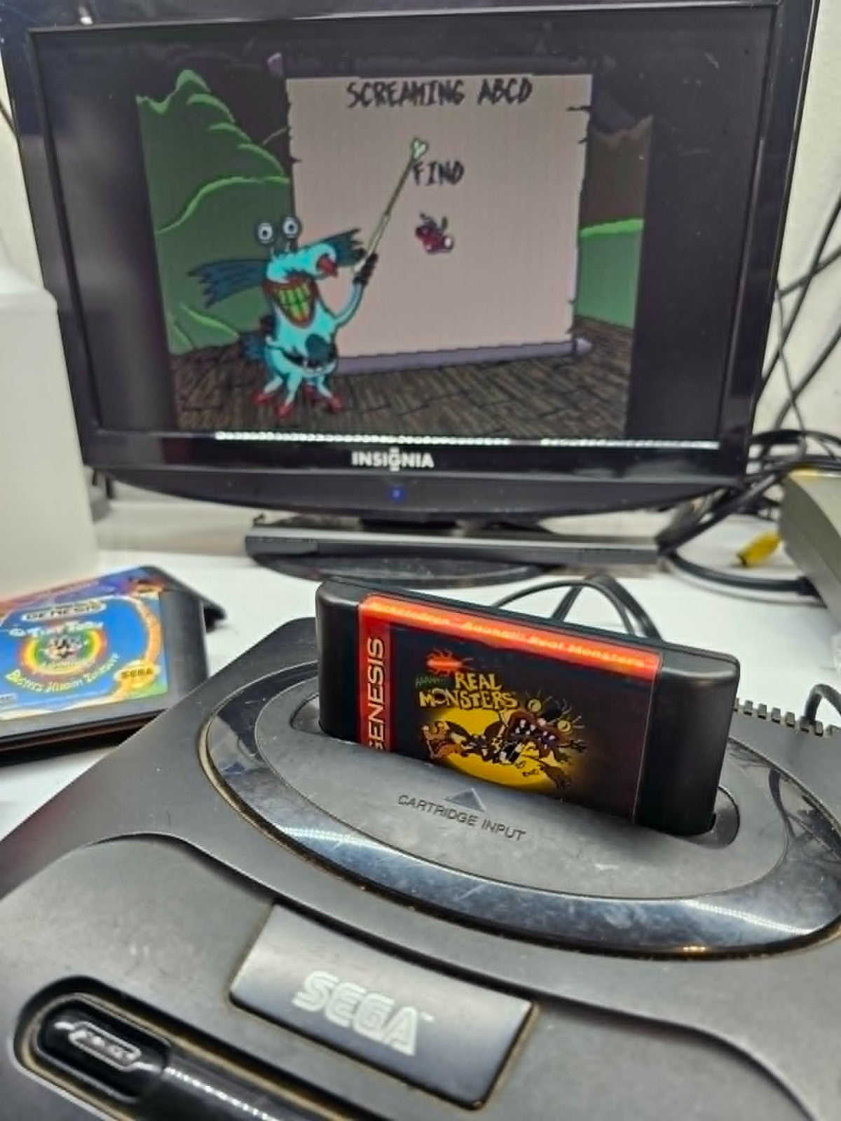 AAAHH Real Monsters (Sega Genesis, 1995) Game Cartridge - Tested and Working