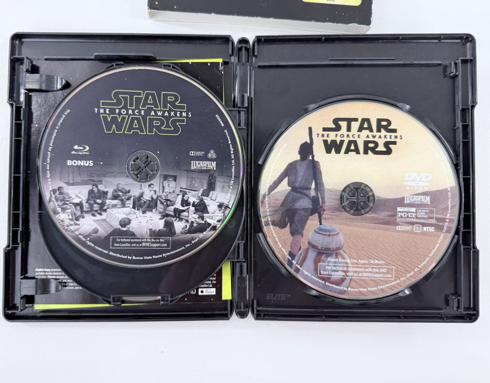 Star Wars Trilogy: Ep. I-III (Blu-ray Film Bundle) The Force Awakens, Last Jedi