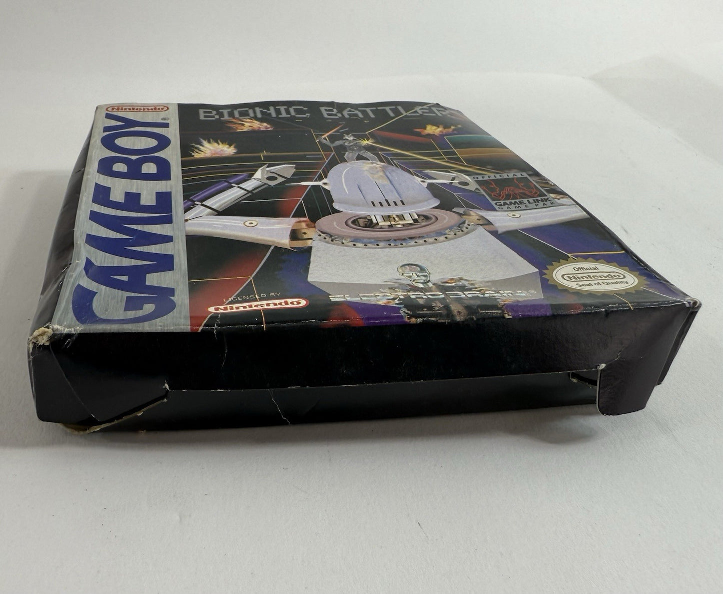 Bionic Battler (Nintendo GameBoy, 1992) Game Box Manual Registration Inserts