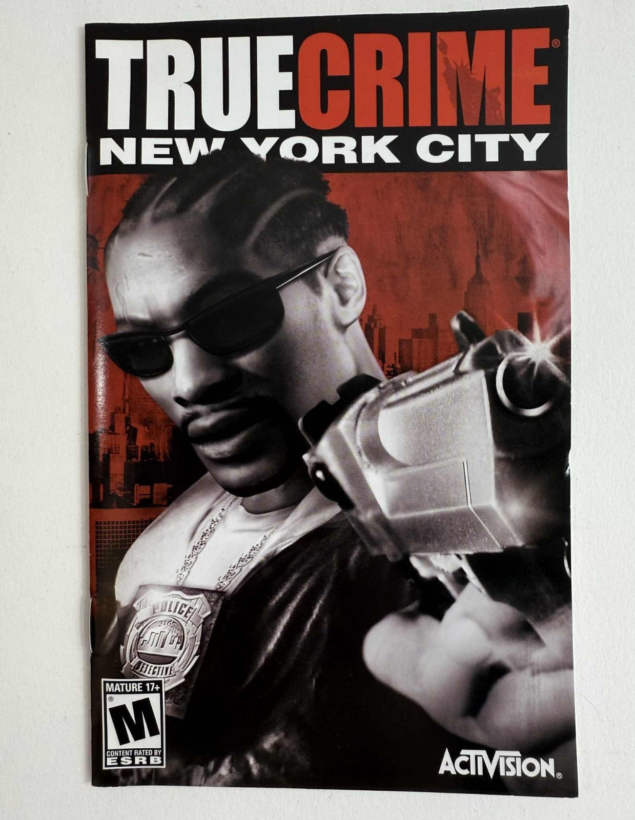 True Crime: New York City (Sony PlayStation 2, 2005) Game Case Manual - Tested