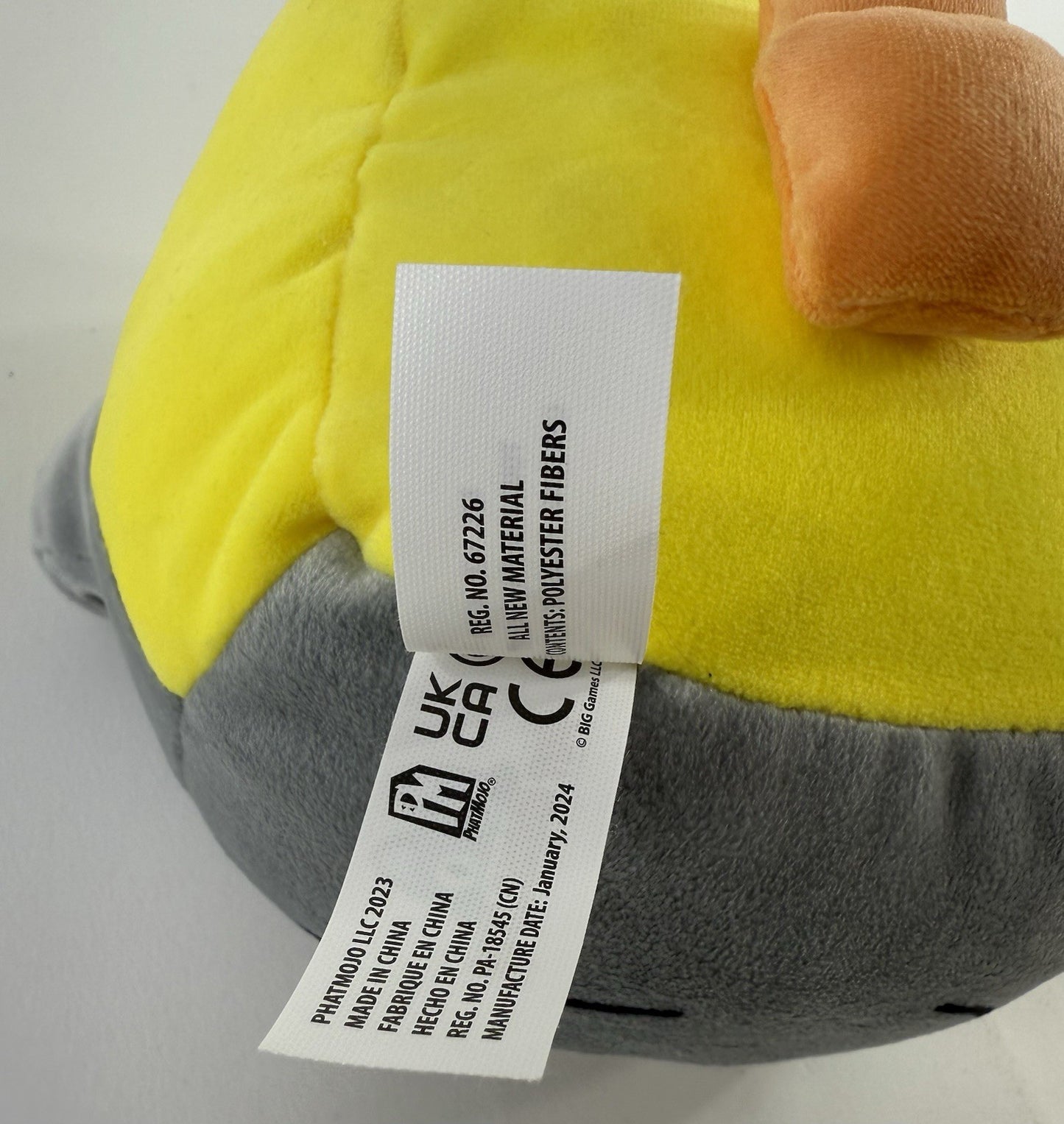 Roblox 2023 Pet Simulator X 6” Cyborg Duck Tech Plush - No Code