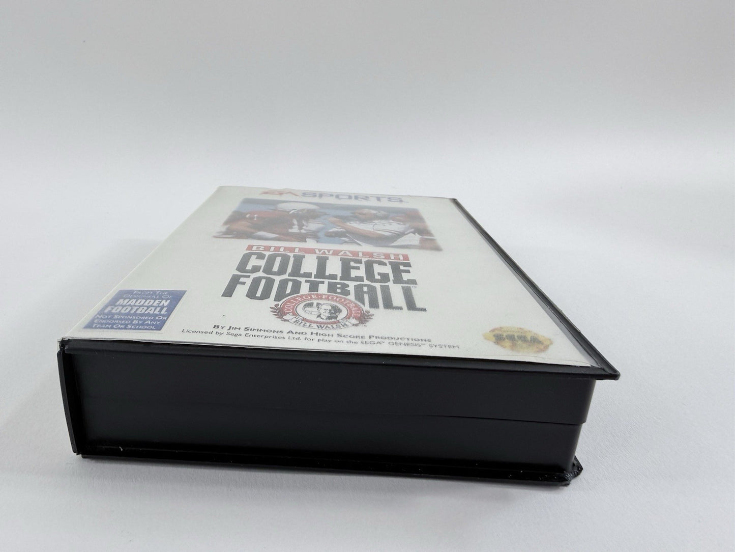 Bill Walsh College Football (Sega Genesis, 1993) Game Case Manual Inserts Reg.