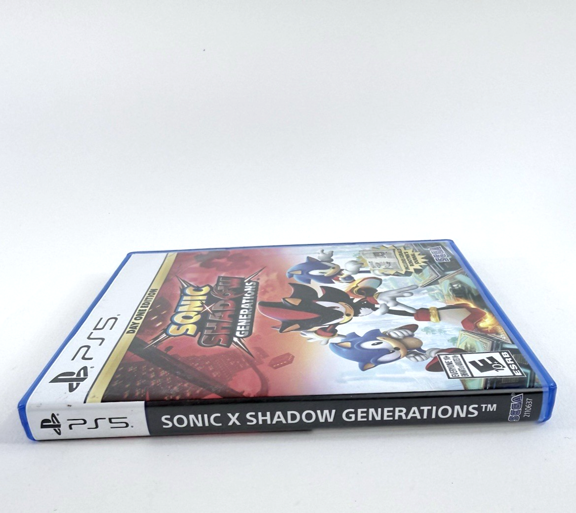 Sonic X Shadow Generations (PlayStation 5, 2024) Game, Case, Journal, Inserts