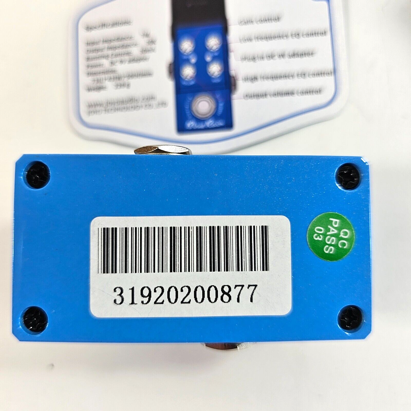 JOYO Ironman Series JF-311 Blue Rain Overdrive Effects Pedal - Open Box