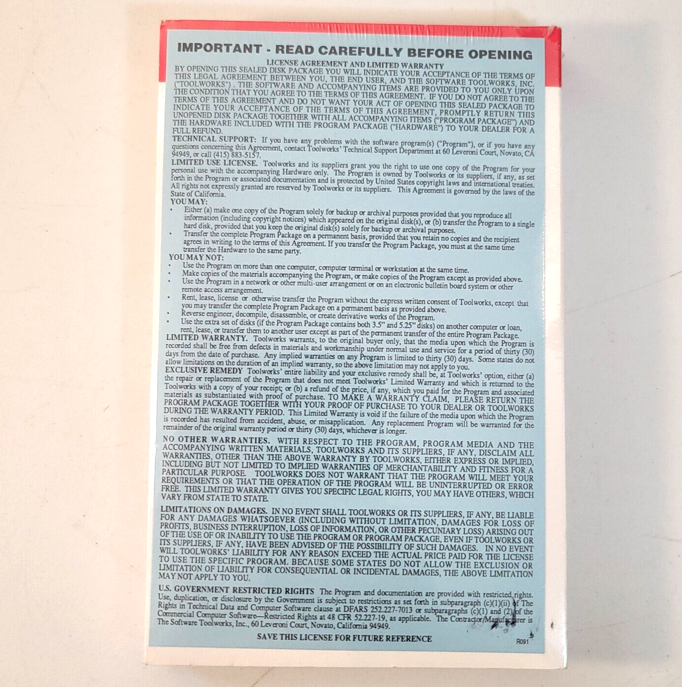 CD-ROM Challenge Pack III (Software Toolworks, 1993) Factory Sealed PC