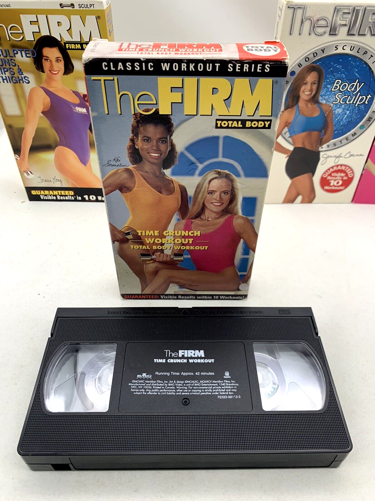 The Firm - Body Sculpt (VHS Bundle) Ab Crunch Workout/ Body Sculpt II/Buns, Hips