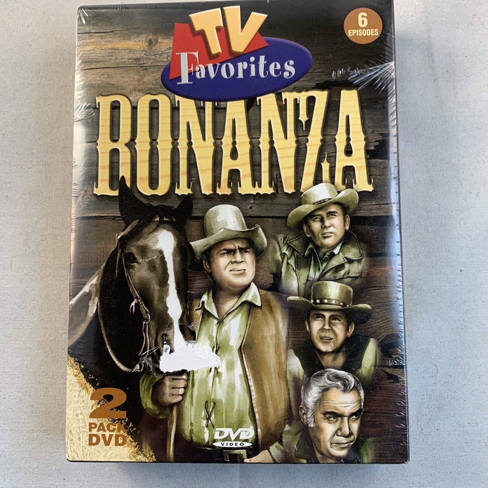 Bonanza - 6 Episodes: Vol. 1 (DVD, 2001, 2-Disc Set, TV Favorites 2 Pack)