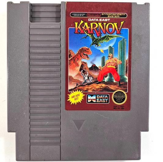Karnov (Nintendo Entertainment System, 1987) Game Cartridge - Tested