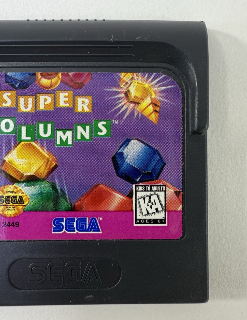 Super Columns (Sega Game Gear, 1995) Game Cartridge - Tested