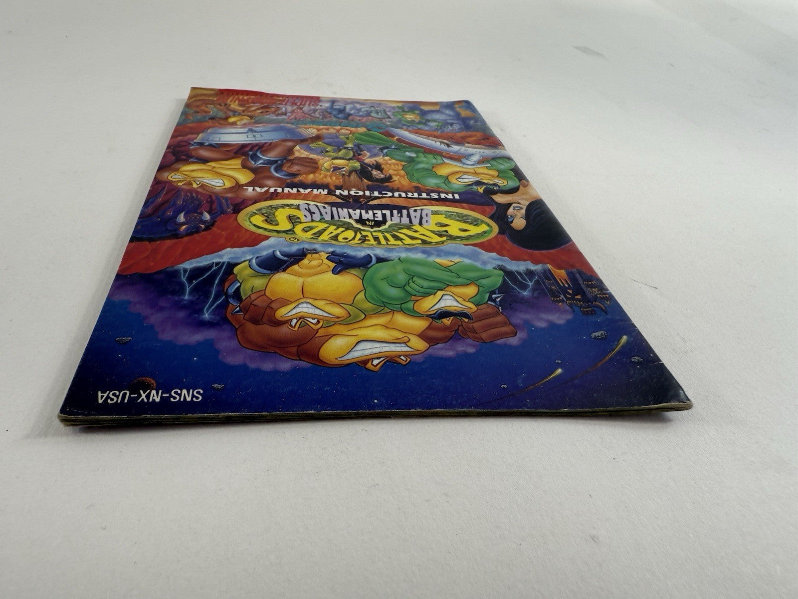 Battletoads in Battlemaniacs (Super Nintendo SNES, 1993) Instructional Manual