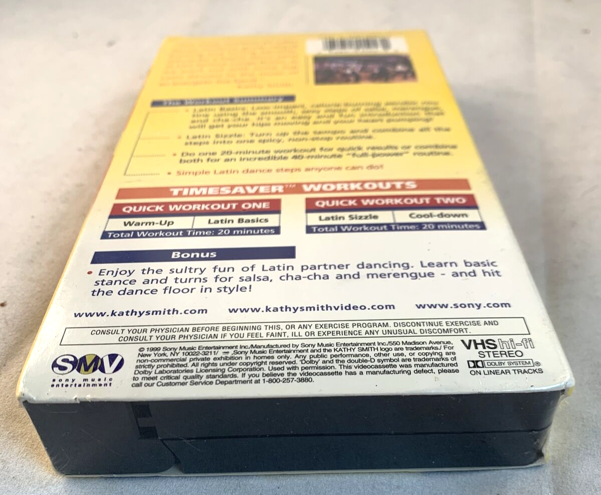 Kathy Smith - Latin Rhythm Workout (VHS, 1999) New, Factory Sealed