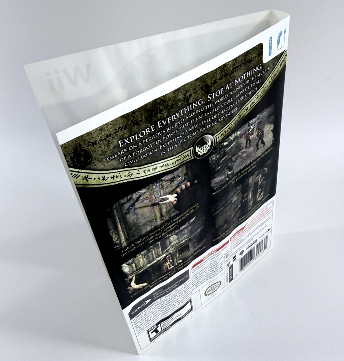 Tomb Raider: Underworld (Nintendo Wii, 2008) Game Case Manual - Tested - Read