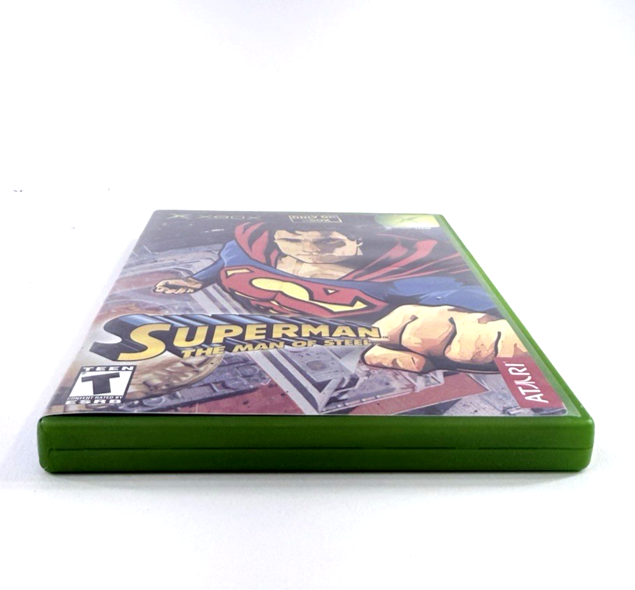 Superman: The Man of Steel (Xbox, 2002) Game Case Manual Insert - Tested